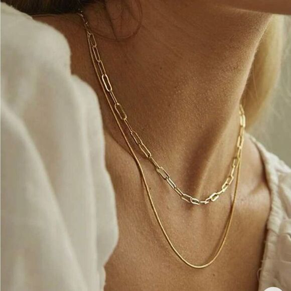 Anthropologie Bali Layered necklace set - Picture 2 of 7